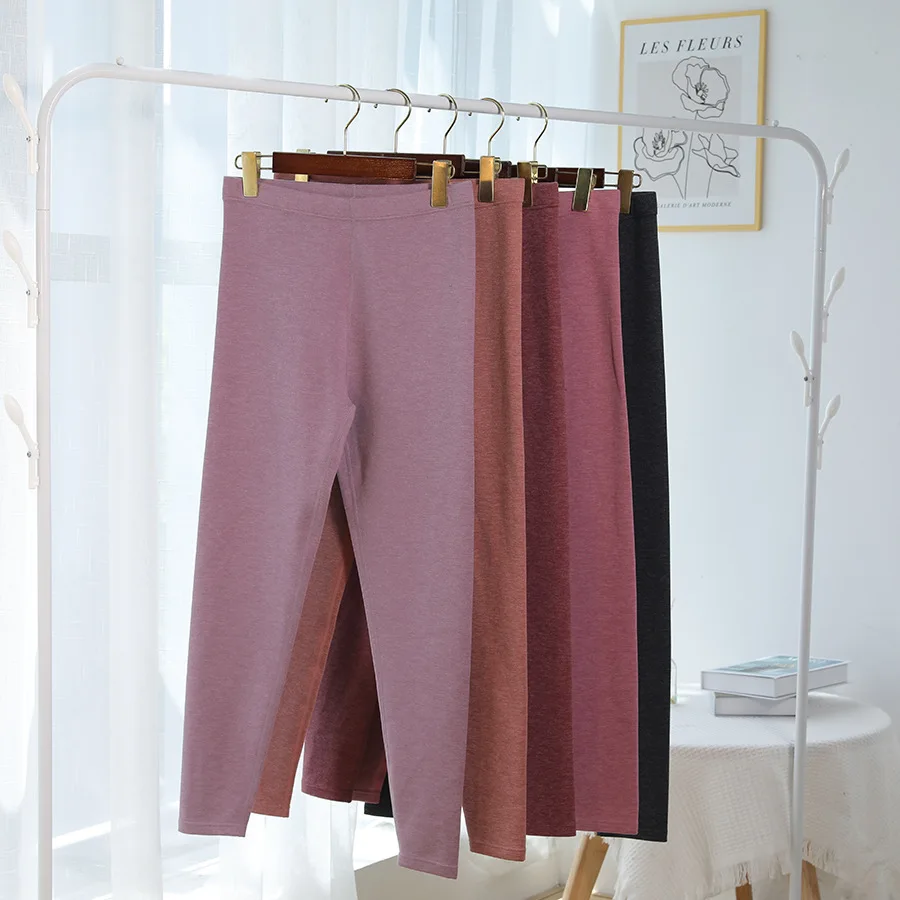 Plus plush pants for women fashion high waist hip lifting plush thermal Underwear cotton pants woolen pants pants