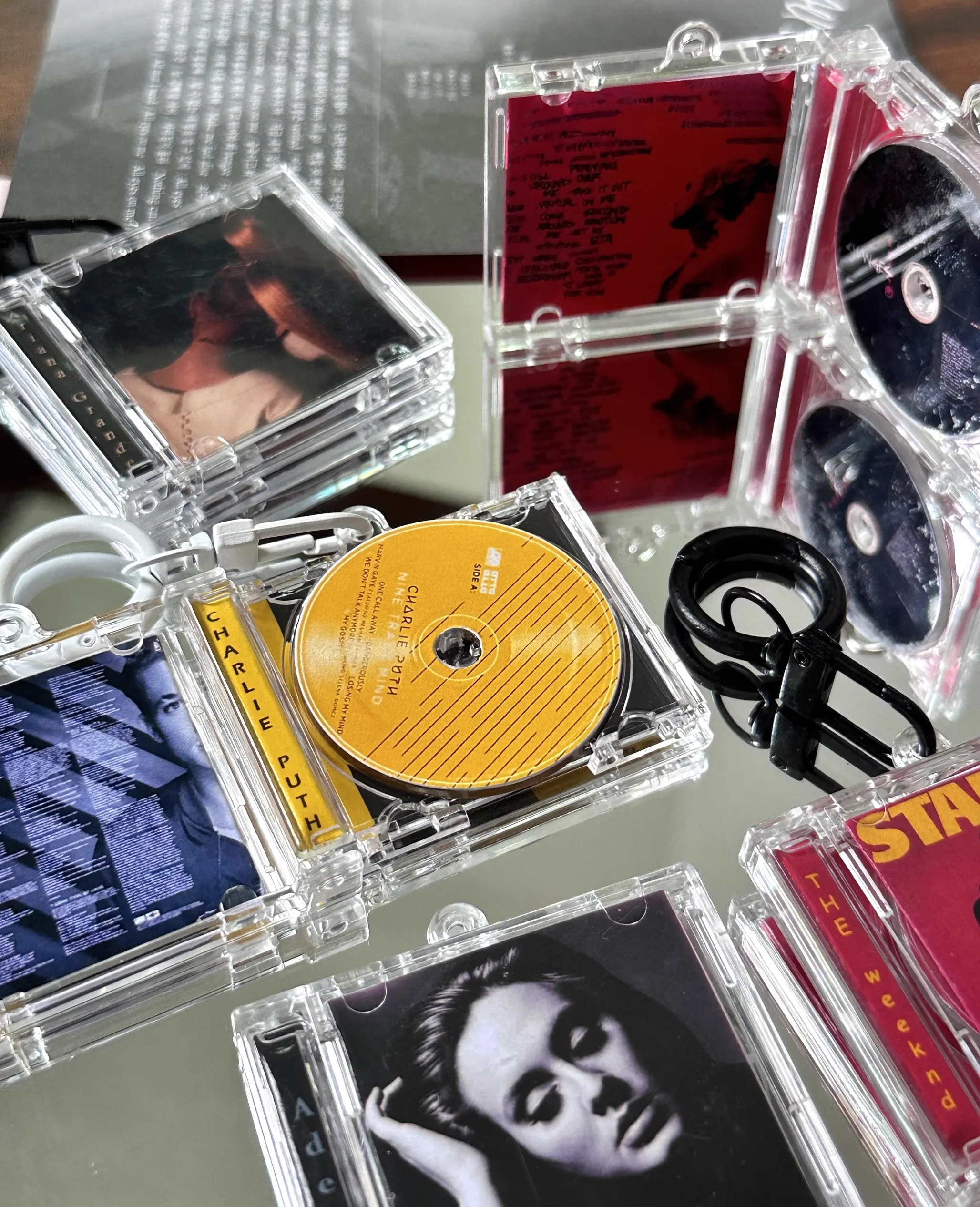 Классический брелок Ariana Grande MINI Music CD NFC Joji для ключей Play Songs Adele альбом сделай сам