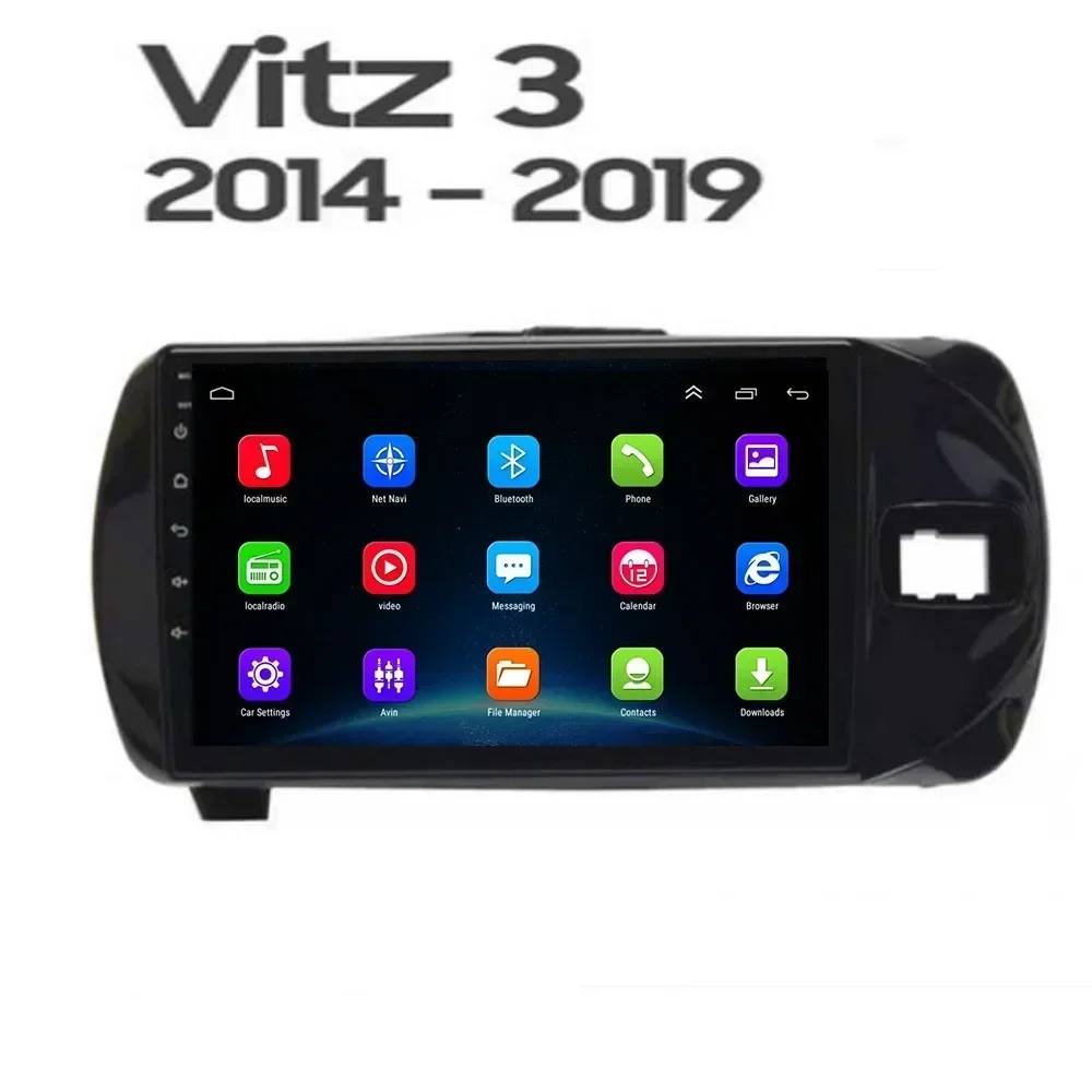 2 Din Android 13 Car Stereo Radio DVD GPS Multimedia Video Player 5G WiFi Camera DSP Carplay For Toyota Vitz 3 III XP130 2014-35