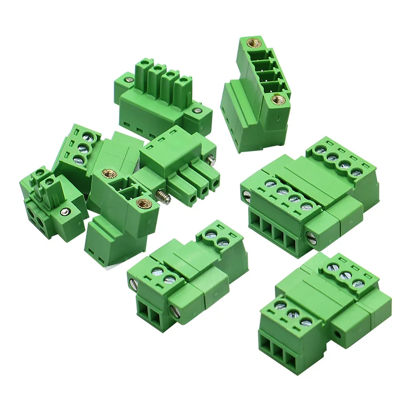 HLTNC 5 комплектов. Прямое подключение 15EDGRKP-3 81 мм 2 3 4-контактный разъемный клеммный
