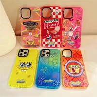 cartoon spongebob squarepants patrick star captain eugene h phone cases for iphone 13 12 11 pro max x xr xs 8 7 plus se2020