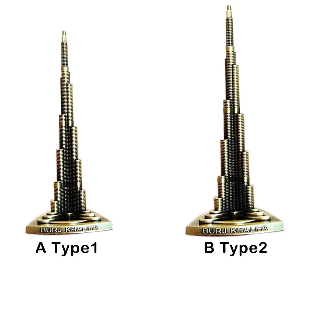 

Модель здания Бурдж Халифа BGVfive металлическая выцветшие бронзовые