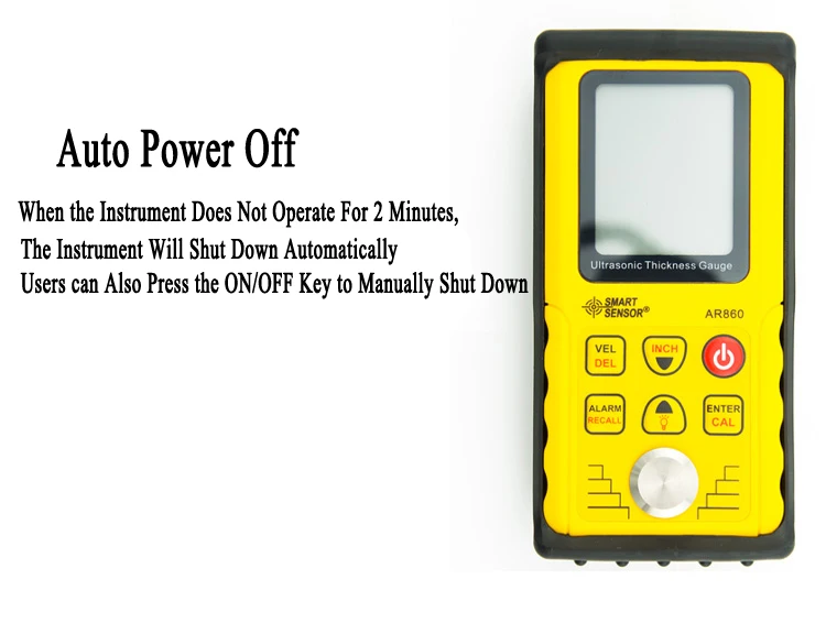 Ультразвуковой толщиномер SMART SENSOR AR860 цифровой промышленный диапазон измерения