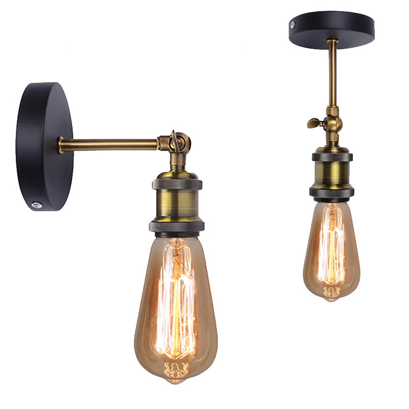 

Nordic Wall Light Bedroom Balcony Bar Aisle Lights Living Room Decoration Light Fixture Vintage Industrial Style Wall Lamp