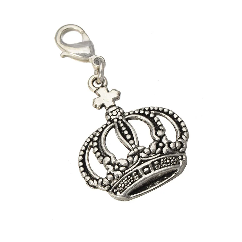 20 шт. подвески из сплава ювелирные изделия сделай сам застежка-лобстер Корона