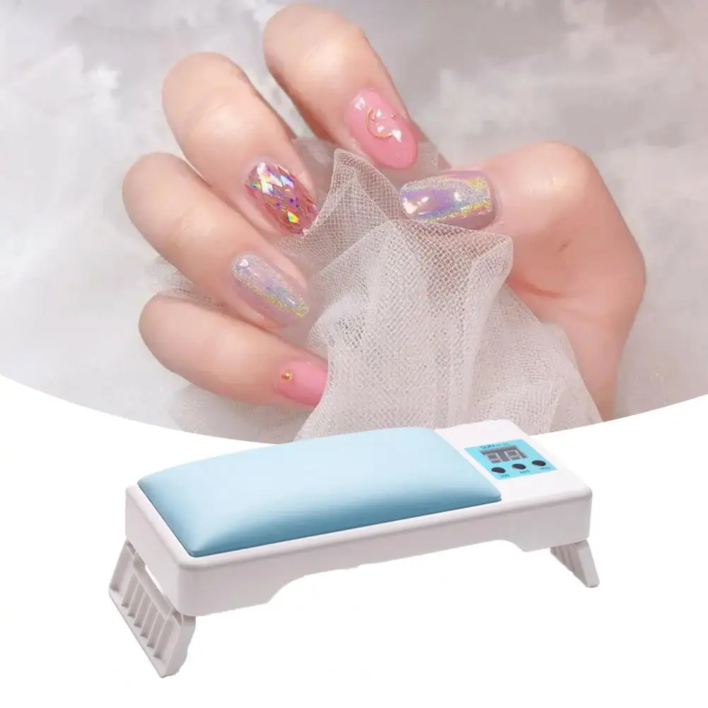 

Nail Cushion Phototherapy Lamp 1 Set Useful Timer High-Efficiency Nail Arm Rest Phototherapy Lamp for Home