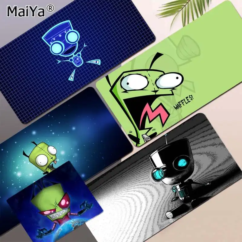 

MaiYa мультяшный Invader Zim модные игровые скоростные мыши розничная продажа маленький резиновый коврик для мыши Размер для клавиатуры коврик дл...