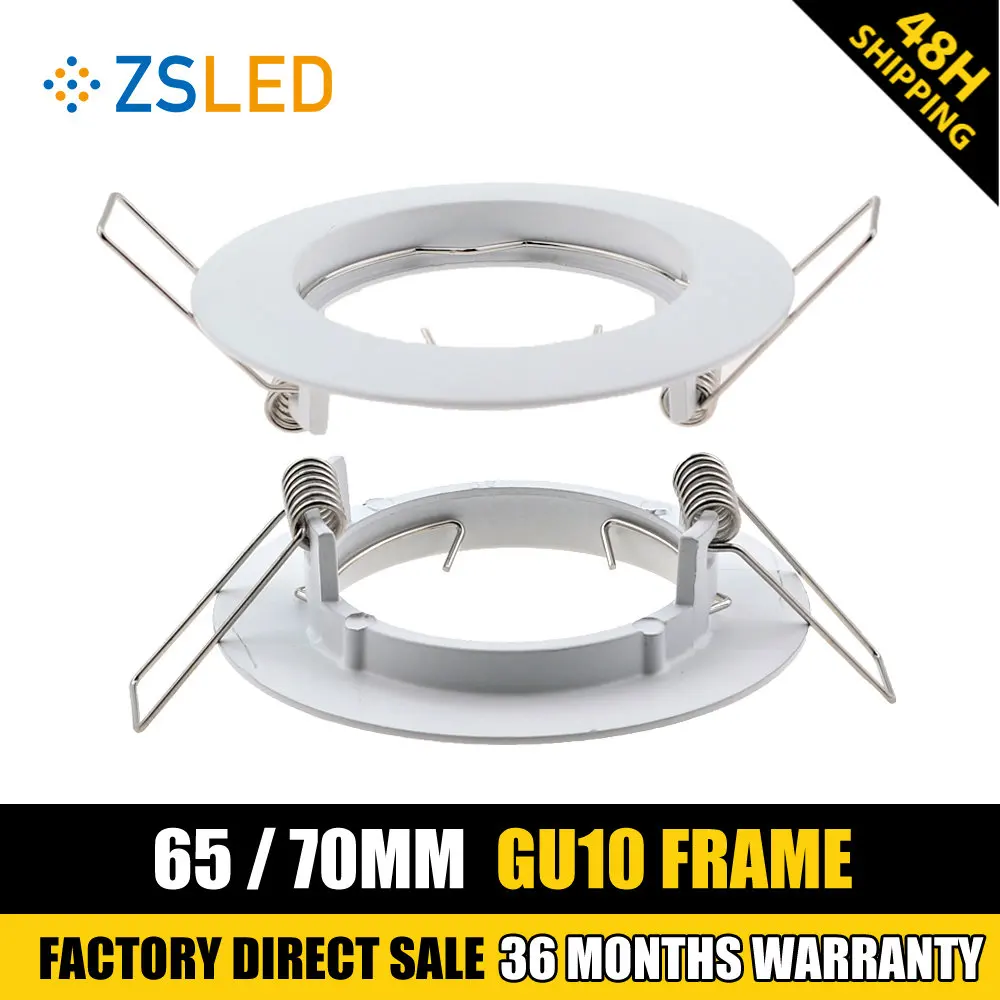 

Крышка с алюминиевым корпусом GU10, круглый светодиодный модуль, держатель для прожсветильник Тора, фиксированная Встраиваемая фоторамка 65 м...