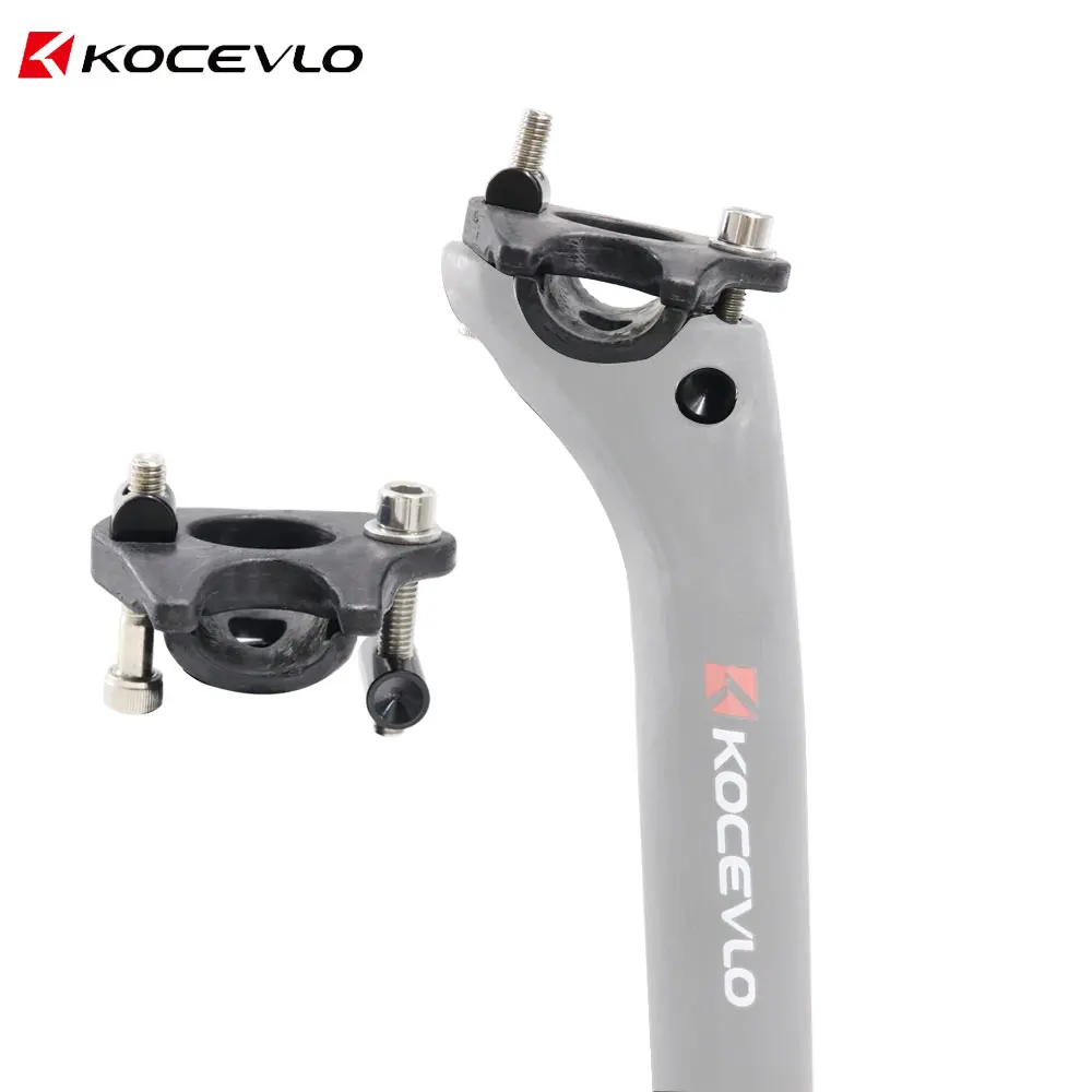 

KOCEVLO Carbon Seatpost MTB/Road Bike Seat Post with Screw Top Cover Stem Cover Seat Tube Bicycle Parts