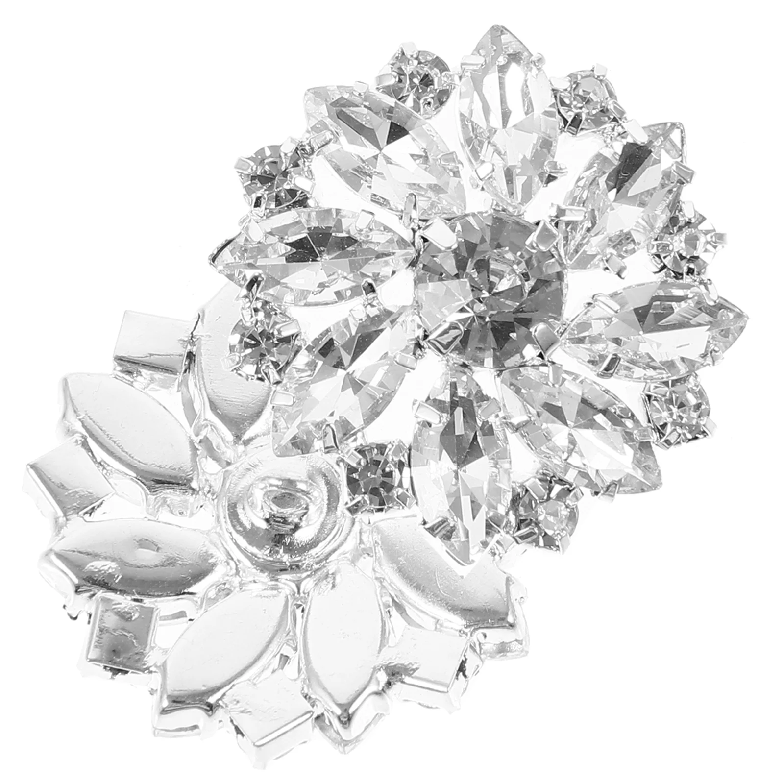 

2Pcs Crafting Buttons Metal Button Delicate Buttons Sewing Buttons Shiny Buttons