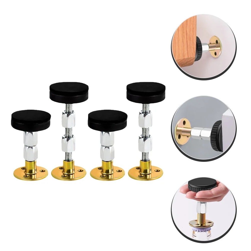 

4pcs Sturdy Headboard Stoppers Cabinet Door Stoppers Cabinet Stoppers Bed Stoppers Bed Noise Stopper
