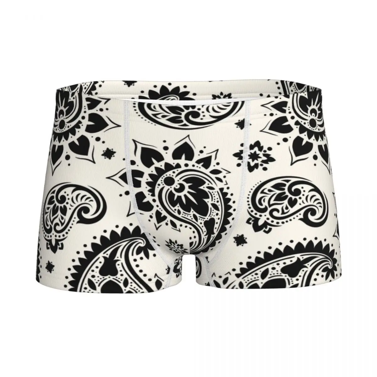 

Boys Paisley Pattern Boxer Shorts Cotton Youth Comfortable Underwear Boho Children Shorts Panties Funny Teenage Underpants