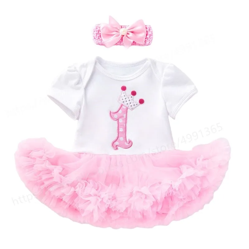 

1st Birthday Dress Toddler Tulle Dress Baby Clothes Little Girls Birthday Lace Dress Ball Gown Wedding Outfit