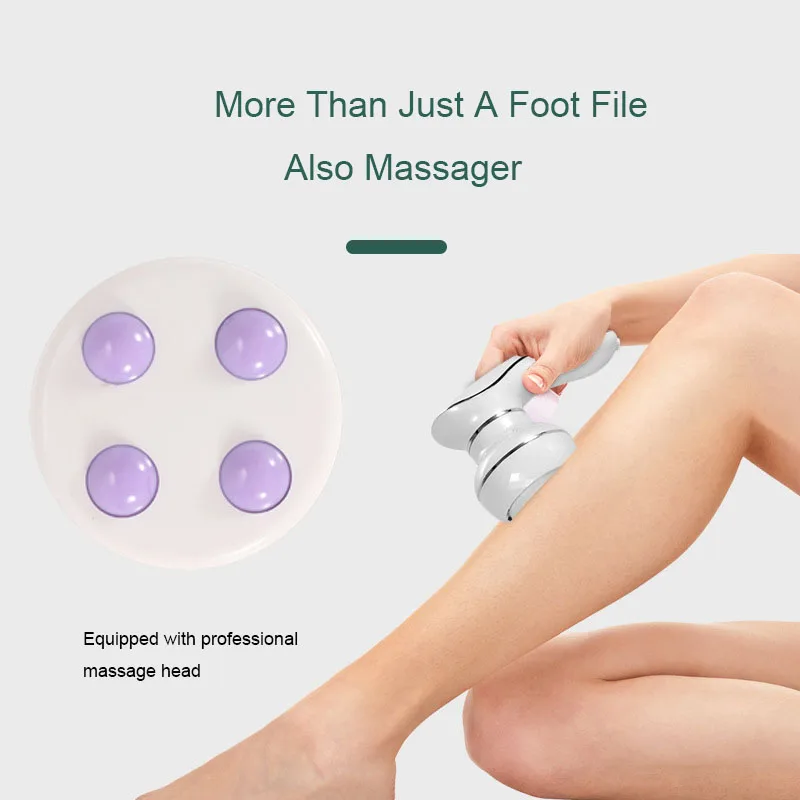

Electric Foot File Leg Heels Remove Dead Skin Callus Remover Rechargeable Pedicure Foot SPA No Irritation Skin Care Machine