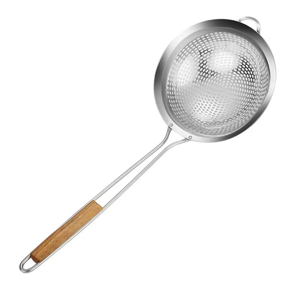 

Food Filter Sieve Portable Lightweight Anti-rust Strainer Stainless Steel Mesh Colander Food Filter Sieve for Home