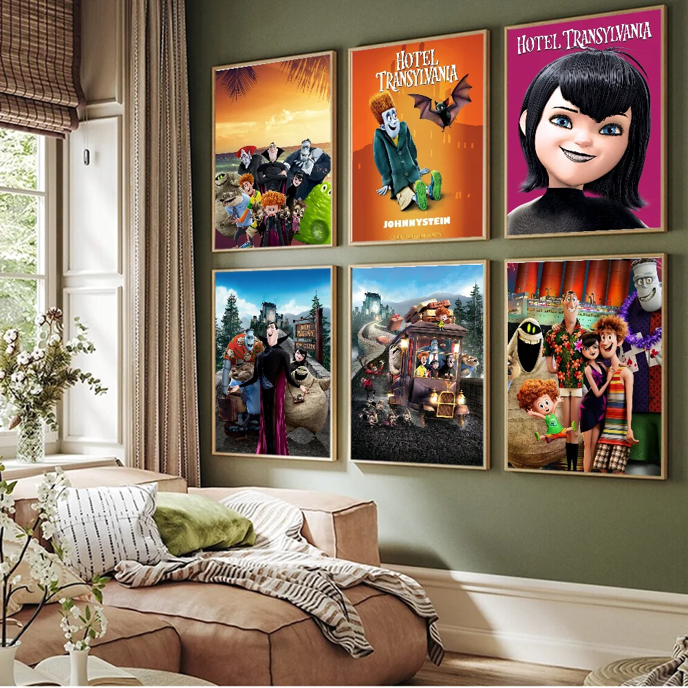 Плакат с рисунком H-Hotel T-Transylvania высококачественная цифровая печать на белой