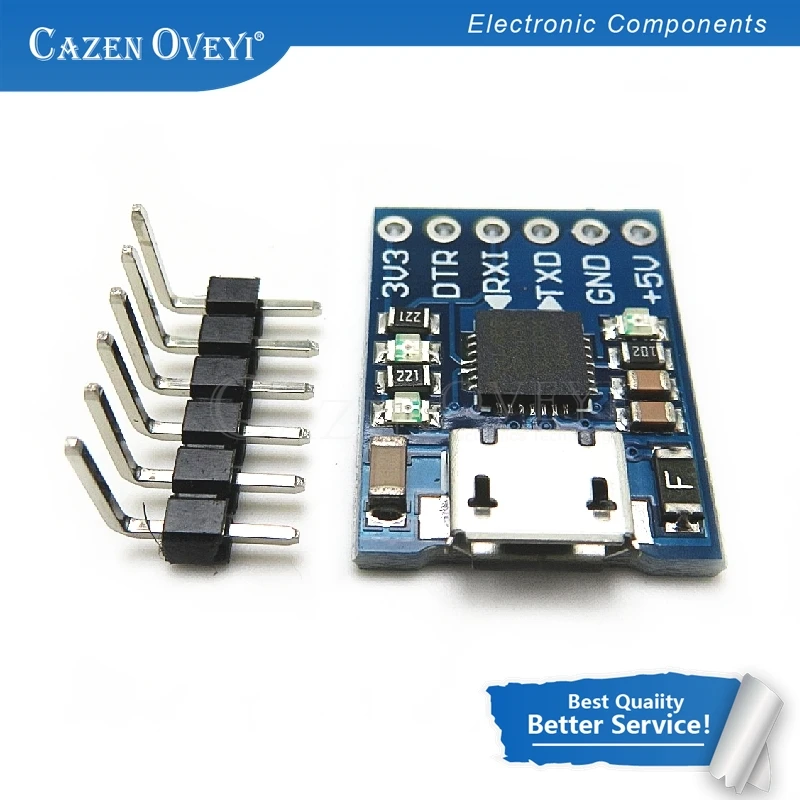 1 шт./лот 6Pin CP2102 MICRO USB a UART TTL Modulo Convertitore Seriale STC Sostituire FT232 в наличии