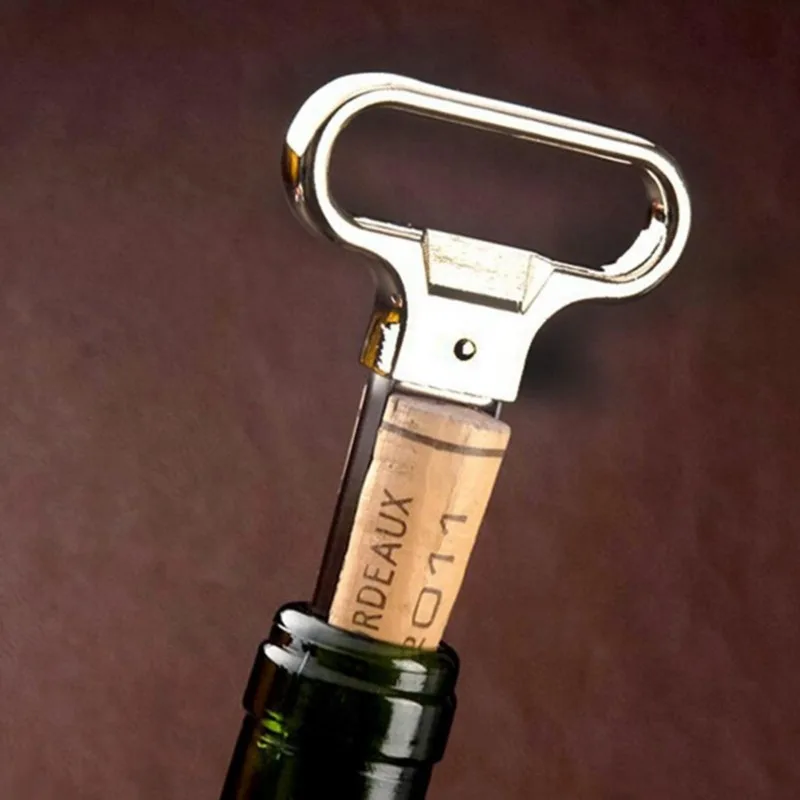 

Кухонный инструмент для бара пружинный стальной двухзубчатый пробковый Съемник штопор для вина штопор для красного вина шампанского