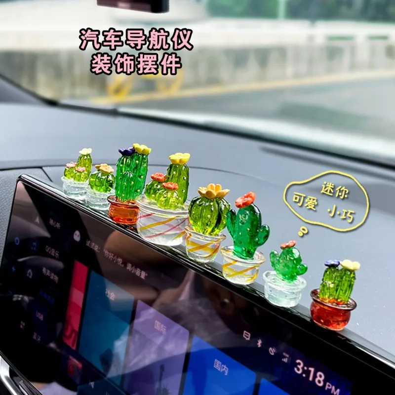 Мини-кактус для бездорожья coche oficina hogar sala de estar artesan влаго 1 Juego 4.
