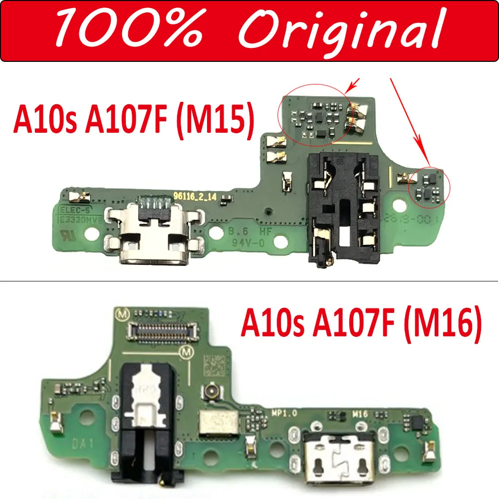 

100% Original For Samsung Galaxy A10s A107F M15 M16 USB Power Charging Connector Microphone Board Plug Port Dock Flex Cable