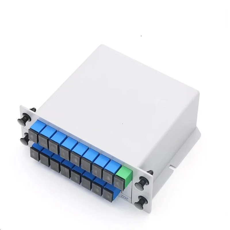 Free Shipping SC UPC PLC 1X16 Fiber Optic FTTH Splitter Box PLC Insert Sheet Type Fiber Optical Coupler Splitter