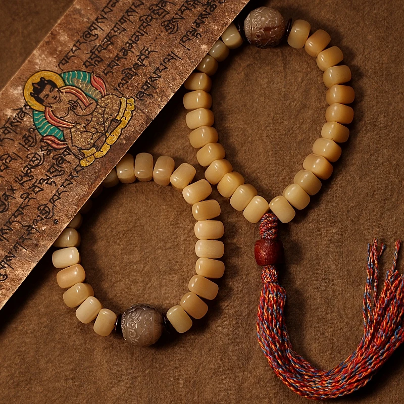 Высококачественный масляный браслет с натуральными костяшками Мужская игрушка