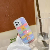 disney winnie pooh phone cases for iphone 13 12 11 pro max mini xr xs max 8 x 7 se 2022 fashion transparent silicone back cover