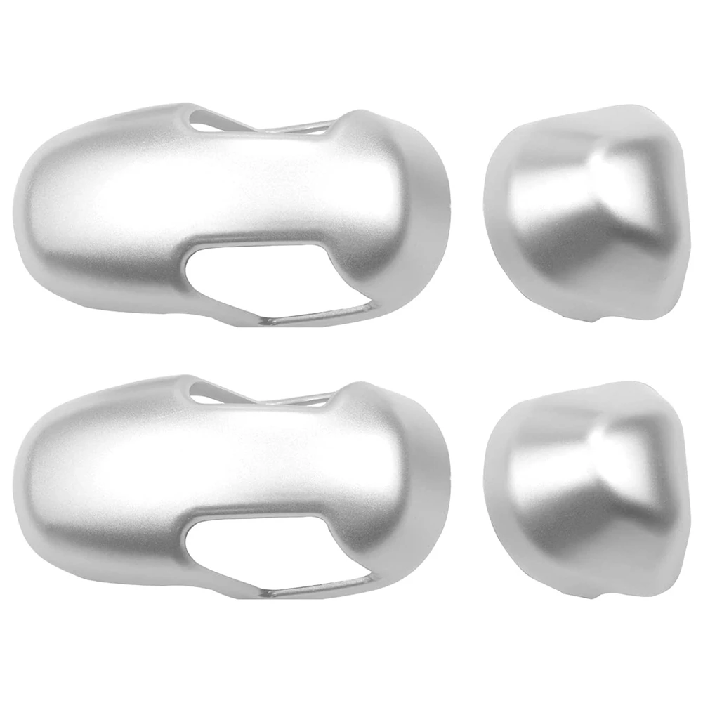 

Car B Pillar Seat Safety Belt Buckle Cover Trim Decor for Jeep Wrangler JL JT 2018-2021 Accessories,Silver