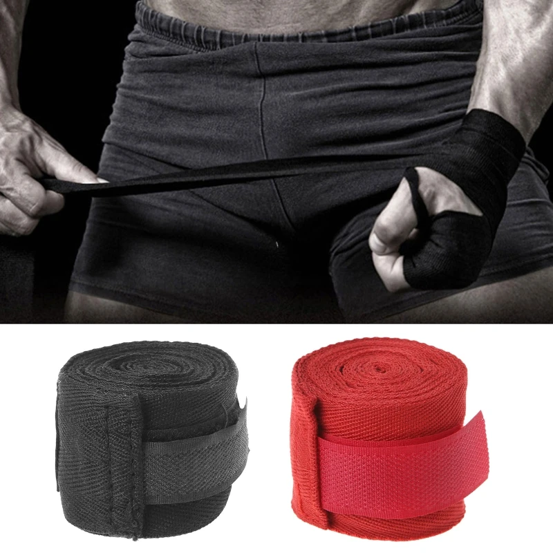 

2 Rolls Breathable Boxing Bandage Muay Thai Taekwondo Hand Gloves Wraps Boxing Handwraps for Training Bandages