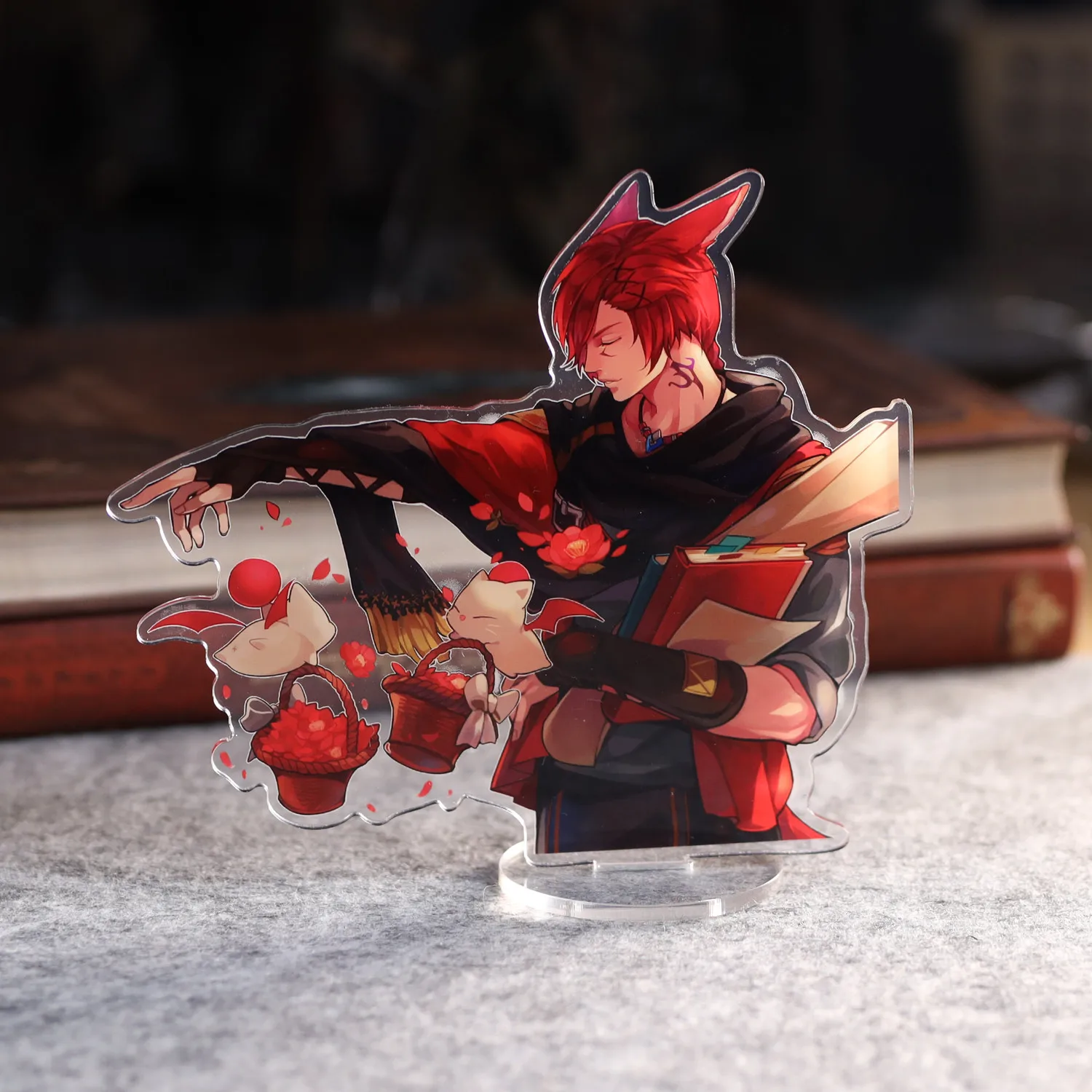 

Аниме финальная фантазия FF14 Хрустальный Exarch G'raha Tia Косплей сцены модели детской игры настольное украшение коллекция игрушек