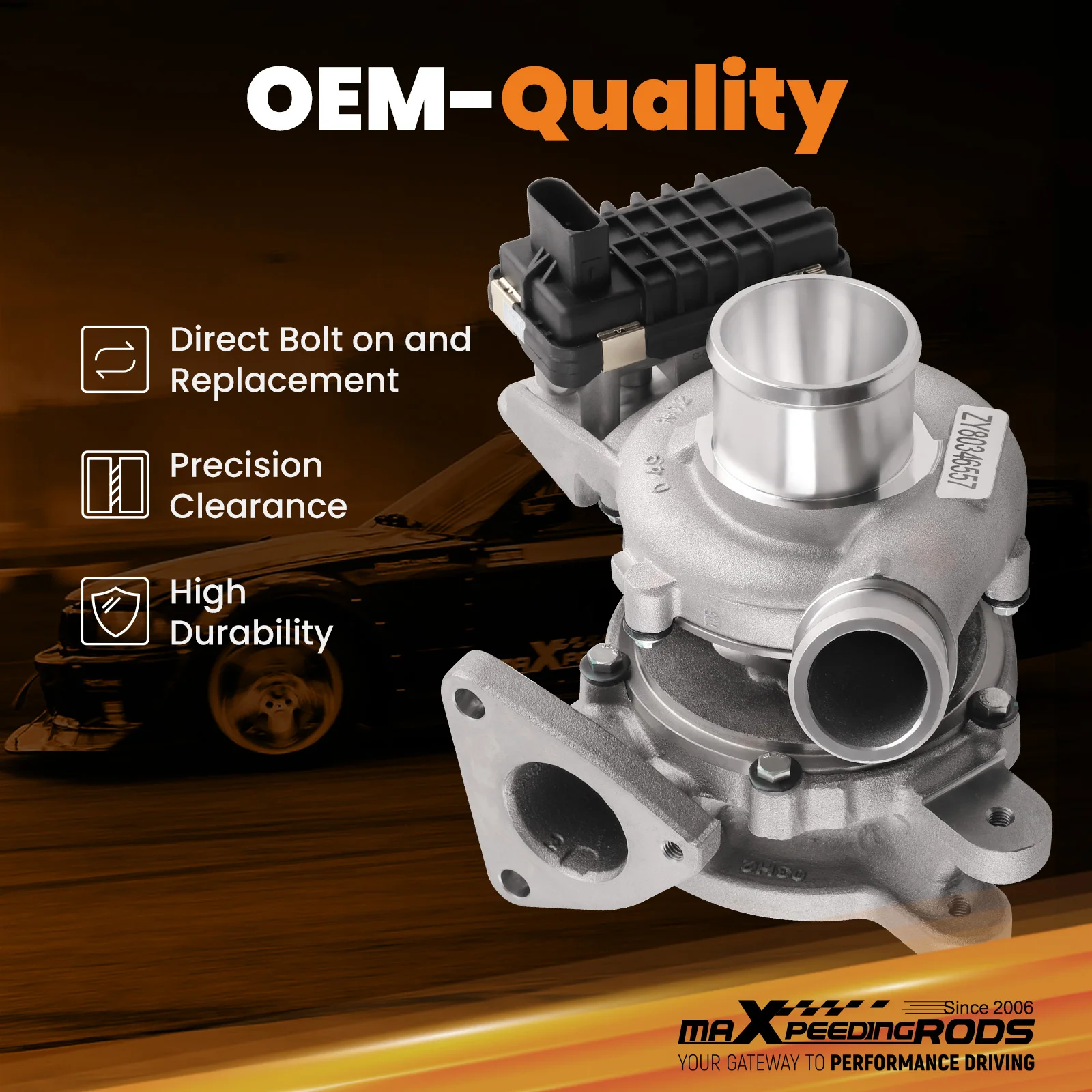 Турбокомпрессор для Ford Transit Custom Kasten 2.2L TDCi FWD 2198ccm 92KW 125PS 2011- BK20-6K682-GA 786880 -0006 7868805006 С