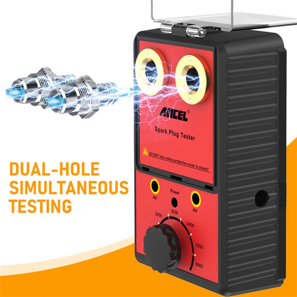

Car Spark Plug Tester Ignition System Testers Automotive Diagnostic Tool Double Hole Ignition Detector Auto Spark Plug Analyzer