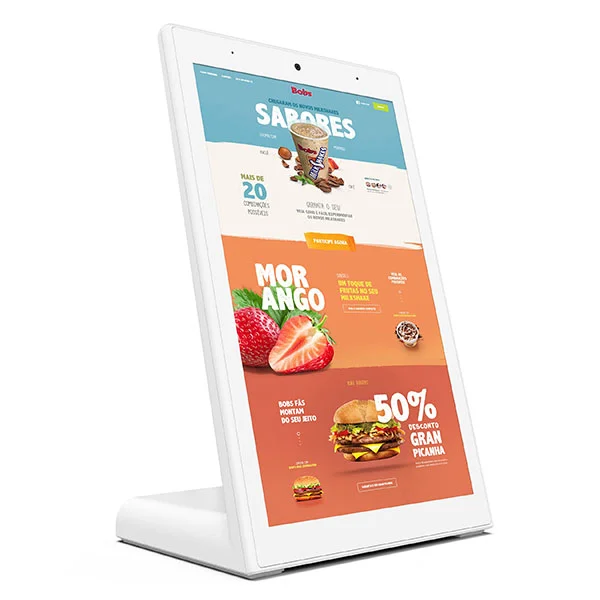 

L Shape Portrait Touch Screen Tablets Customer Feedback Evaluator Restaurant Ordering POE RJ45 NFC Desktop Android 10" Tablet PC