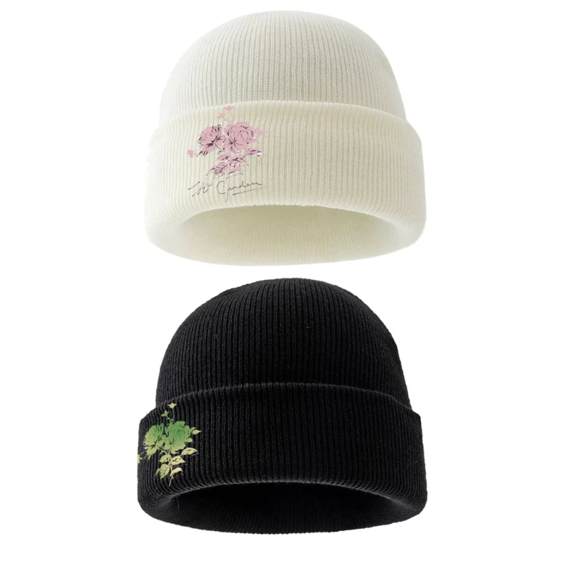 

Winter Warm Hat Beanie Cap for Baby Toddler Newborn Kid Child Flower Print Hat