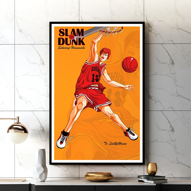 

Slam Dunk Japan Anime Kids Animation Cuadros Wall Art Canvas HD Prints Posters Oil Paintings for Living Room Home Decor Pictures