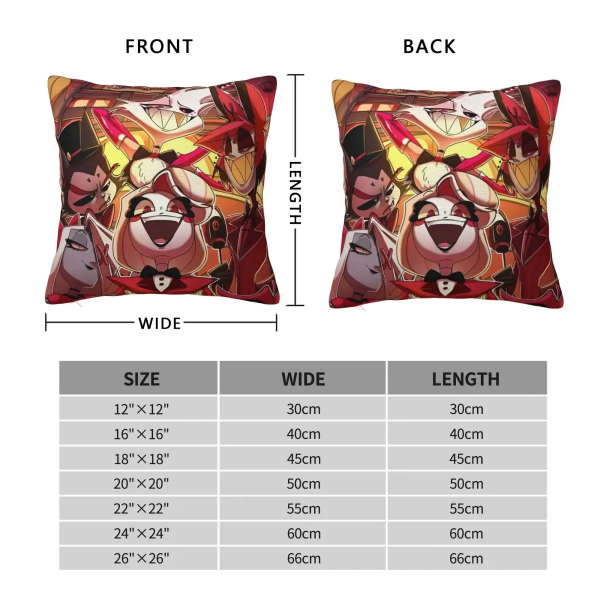 Наволочка Charlie Morningstar H-HazbinHotels чехол для подушки из полиэстера декоративная