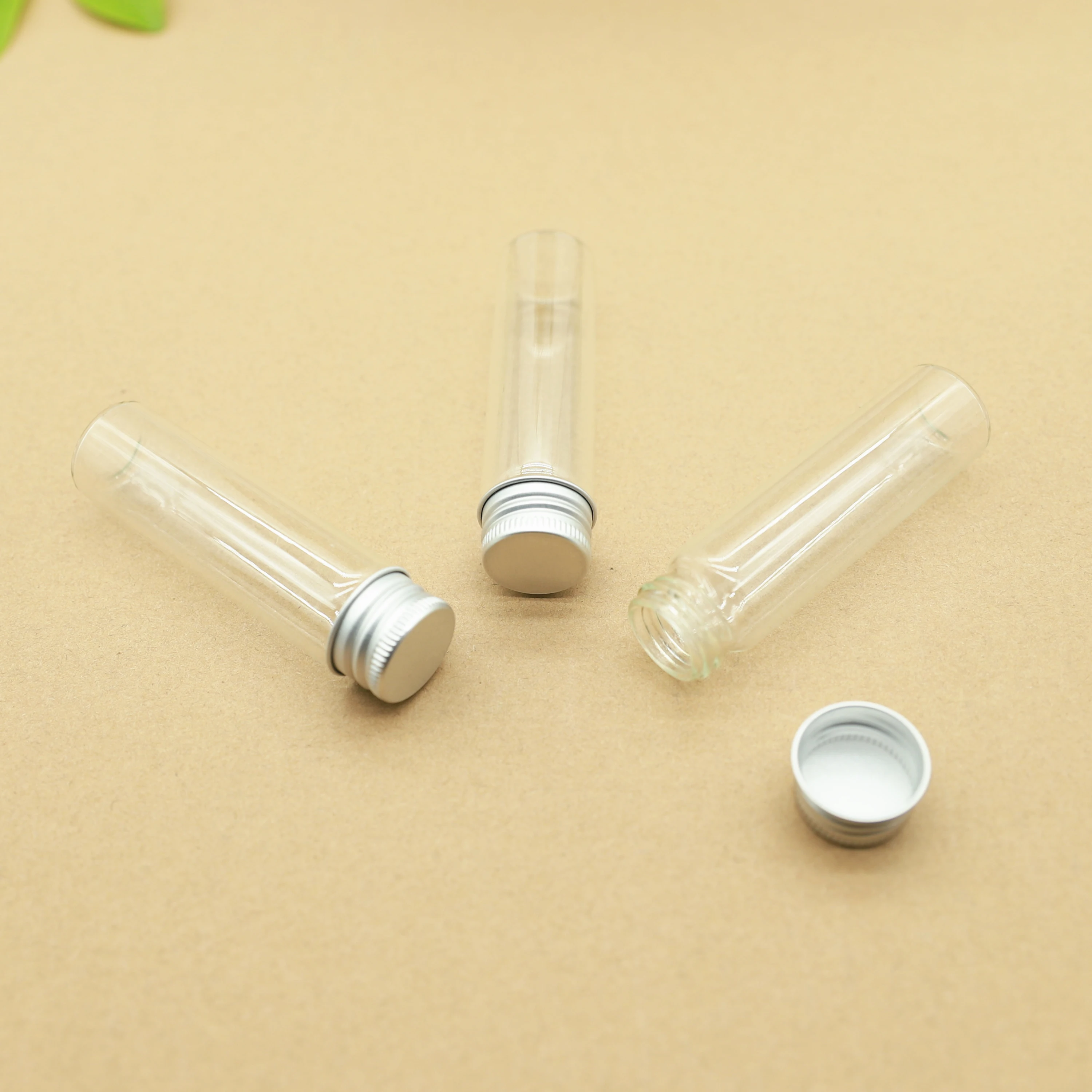 

24 шт., маленькие стеклянные бутылки для хранения, 20 мл, 22 Х80 мм