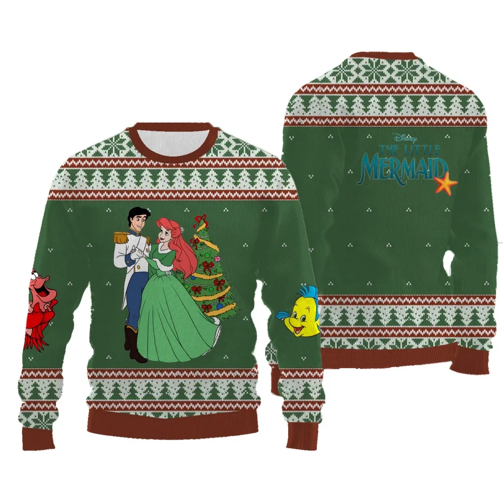 Pull décontracté à col rond pour femme motif imprimé dessin animé Rick manches longues style optique chaud sweat-shirt nouv