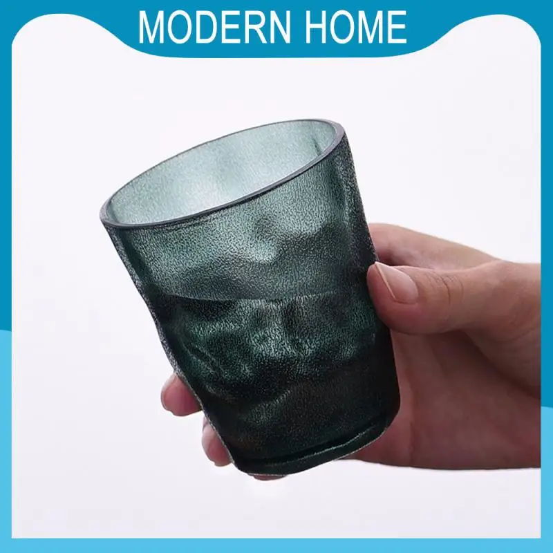 

Frosted Beer Cup Restaurant Water Cup Color Portable Glasses Household Transparent Acrylic Cup 2023 Glacier Cup Drink Cup