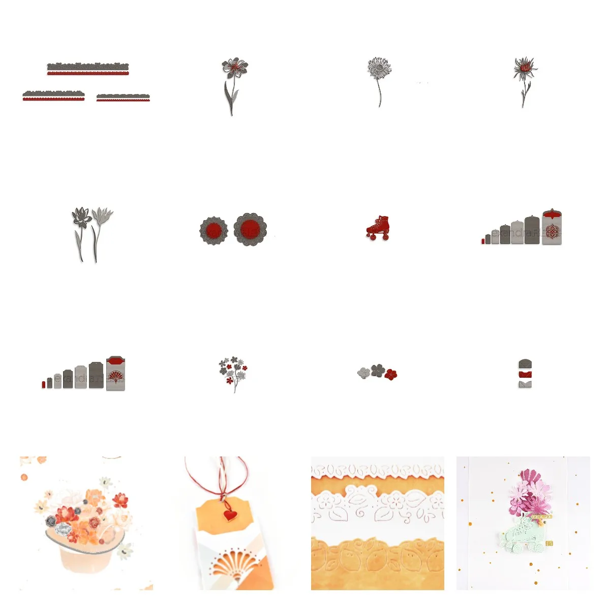 

Arrival 2022 Photo Corner Set Flower Blossom Stamps And Dies New Scrapbook Dariy Decoration Stencil Embossing Make Albums