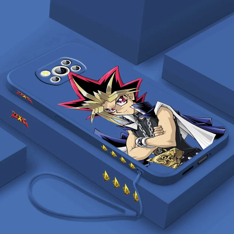 D-uel M-onsters Anime для POCO X6 X5 X4 X3 NFC F6 F5 F4 F3 M6 M5 M4 M3 C65 C40 C55 Pro GT Чехол телефона с жидкой левой