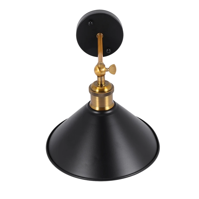 

4X Industrial Wall Lamp E27 Base Retro Attic LED Wall Lights Stairs Bathroom Iron Wall Lights