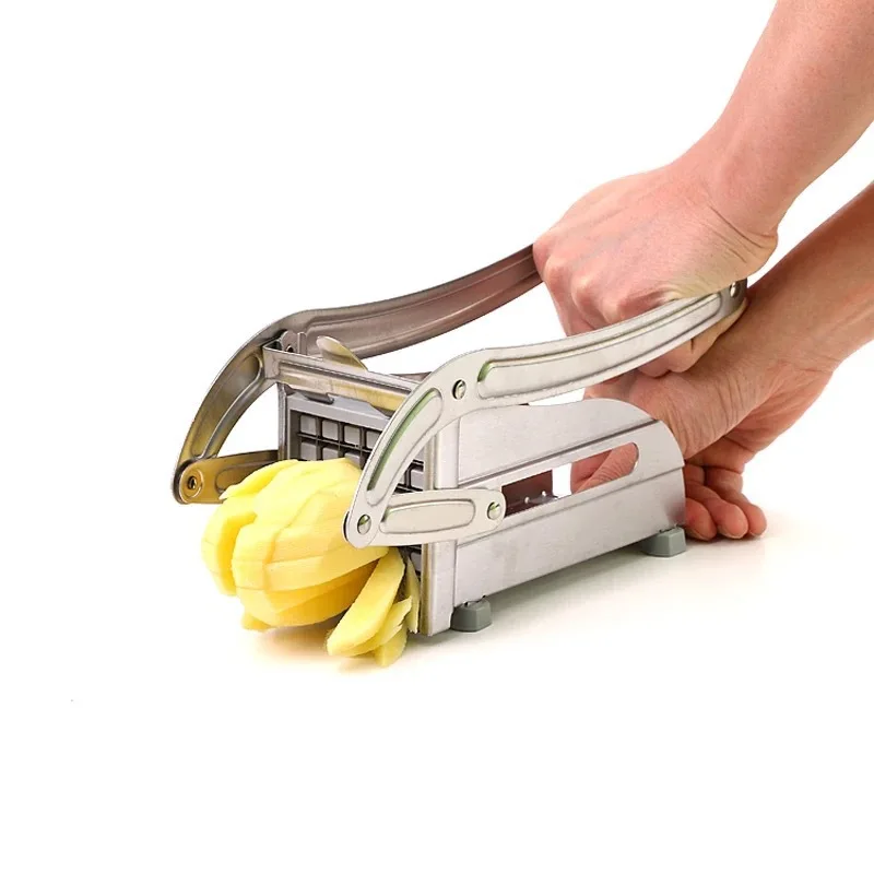 

Stainless Steel Manual Potato Cutter Shredder French Fries Slicer Potato Chips Maker Meat Chopper Cutting Machine Kitchen Tools
