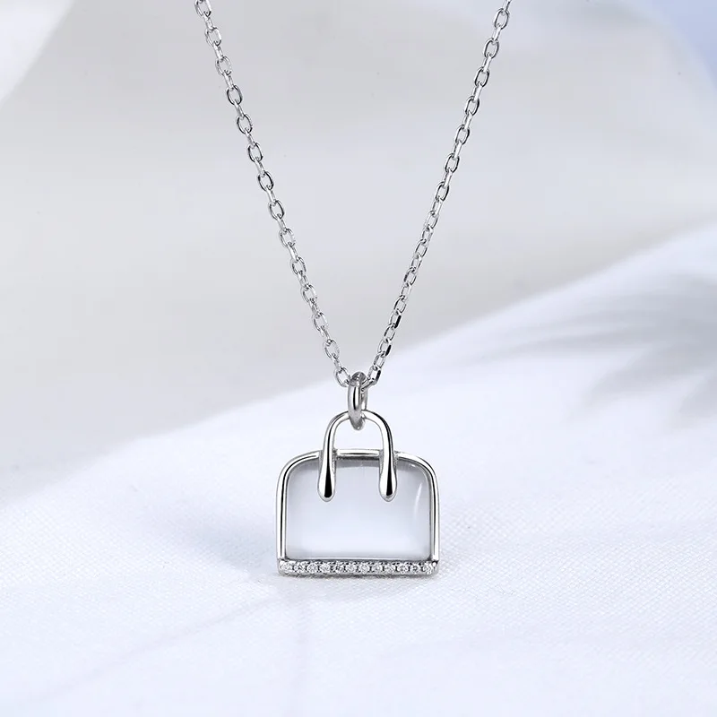 

Ожерелья из серебра 925 пробы, подвески, ожерелья с опалом, модный стиль