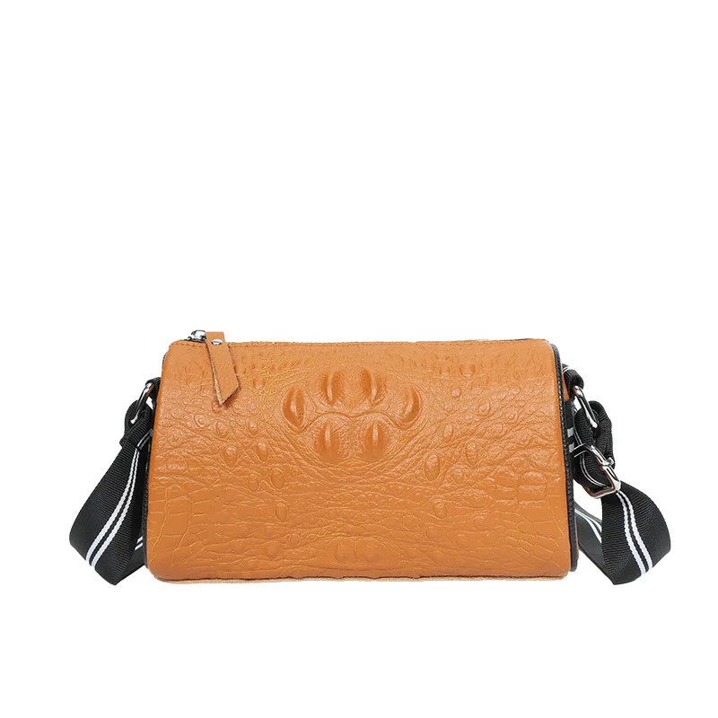 casual trend crossbody bag designer handbags womens genuine leather fashion alligator shoulder black messenger bags for ladies free global shipping