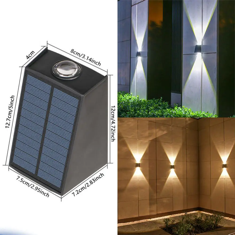 

Wall Decor Lamps Energy-efficient Waterproof For Garden Street Landscape Solar Charging Solar Lamp Outdoor Balcony Light