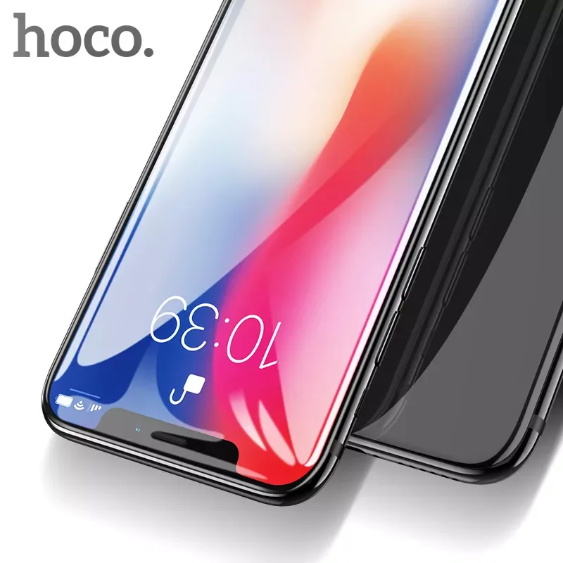 

HOCO для iPhone 7 8 PLUS 3D HD закаленное стекло защитное стекло полное покрытие для iPhone X защитная пленка для сенсорного экрана