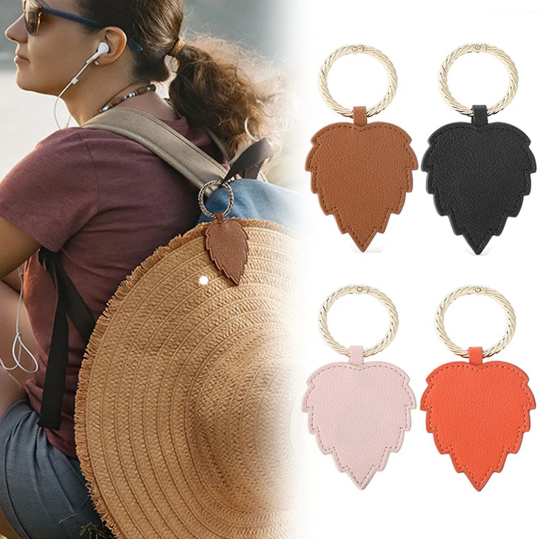 

2023 Hat Clip On Bag Hat Keeper Clip PU Handbag Magnetic Hat Clip Hat Holder Backpack Clips For Travel Outdoor Practical Gadget