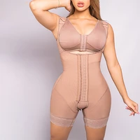 new bodysuit with straps shapewear tummy control butt lifting body shaper for women mid back compression fajas colombianas