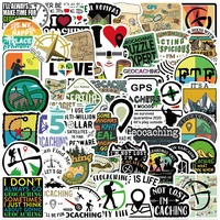 1050pcs outdoor geo exploration treasure hunt stickers laptop skateboard aesthetic graffiti decals waterproof kid sticker